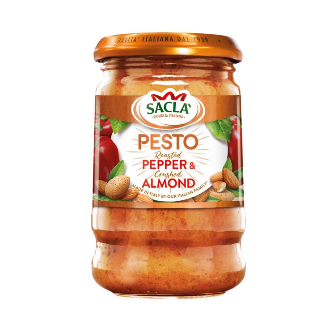SACLA ROASTED PEPPER PESTO 190G